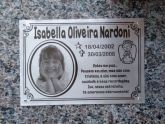 (3x sem juros cartão) PLACA PARA TUMULO/LÁPIDE PARA CEMITÉRIO MODELO OCRE E METAL MÉDIO